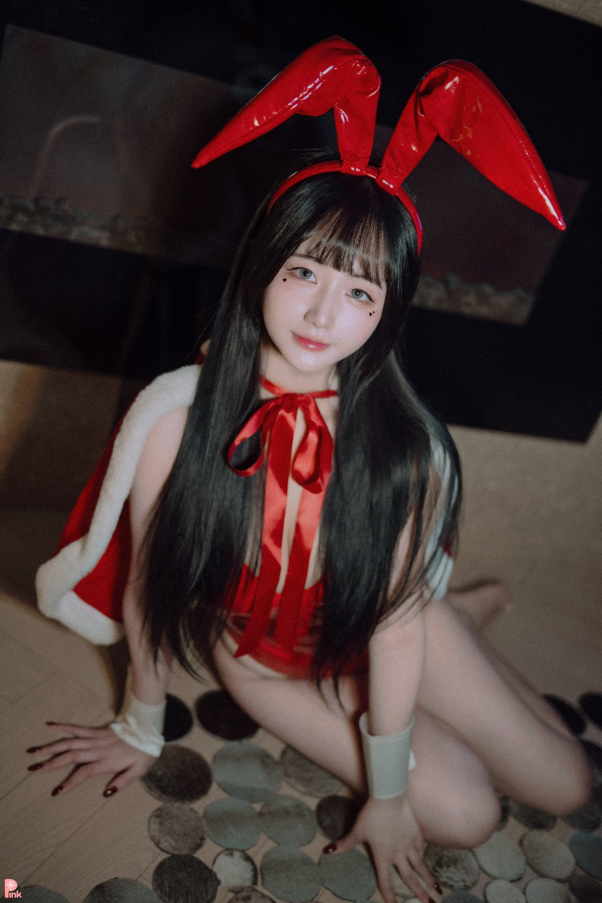 034.PINK- Han Jina  Bunny Girl 0